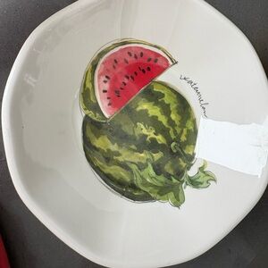 Watermelon Design Ceramic Plate